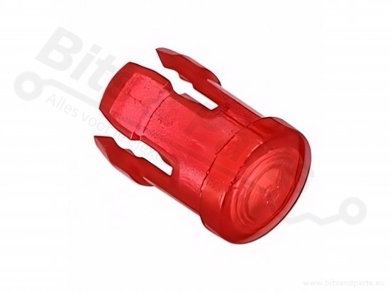 LED fitting/armatuur  5mm transparant rood
